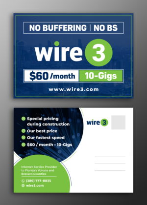 Diseño de Flyer por ecorokerz para Wire 3 LLC | Diseño: #28160086