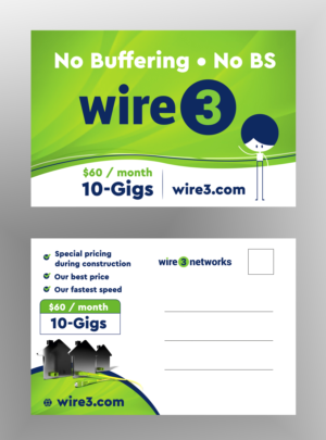 Diseño de Flyer por ecorokerz para Wire 3 LLC | Diseño: #28160999