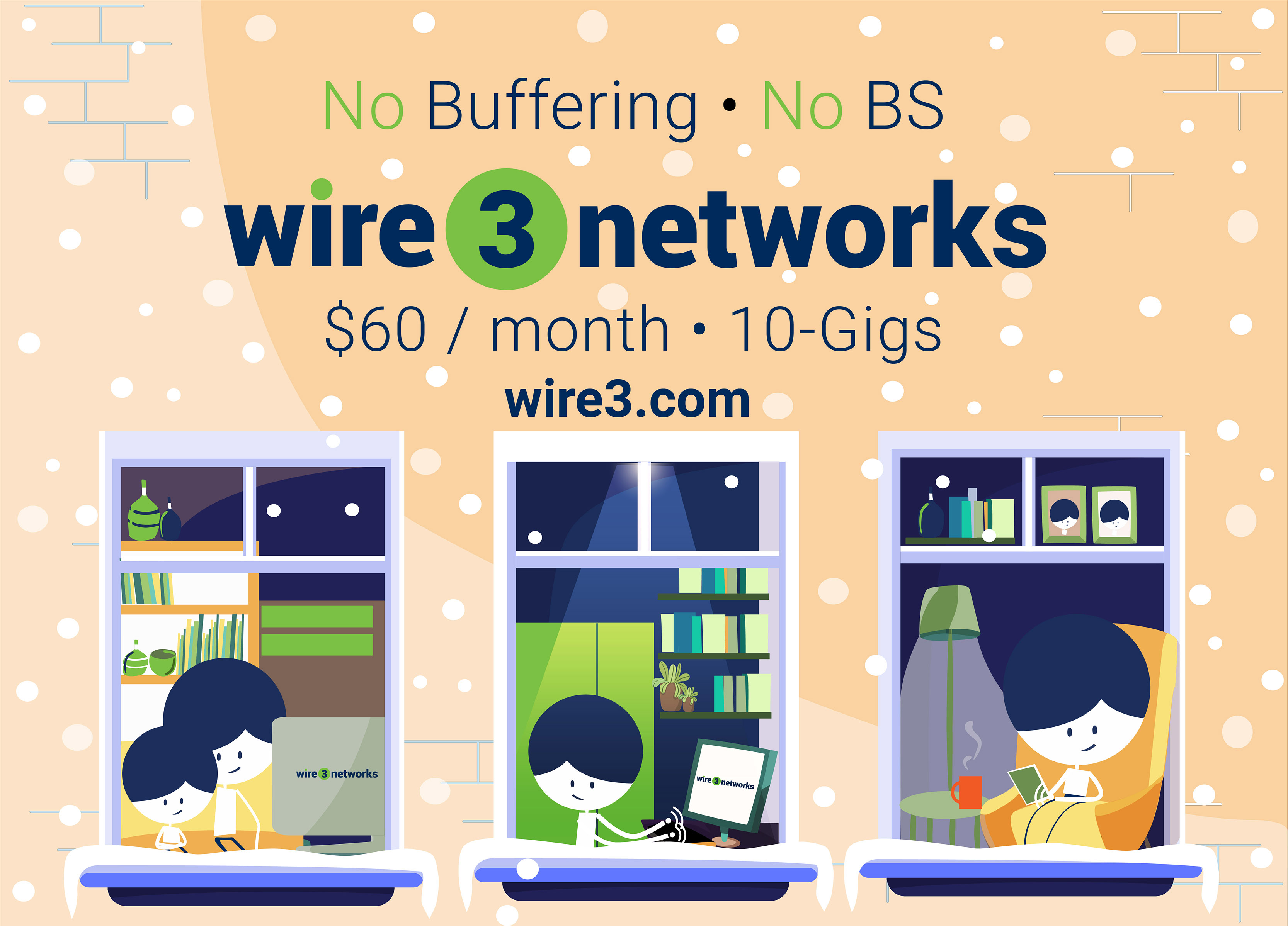 Diseño de Flyer por ioio para Wire 3 LLC | Diseño #28171768