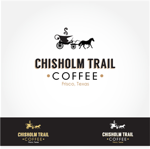 Logo Design by wahwah for Chisholm Trail Coffee  | Design: #3078841