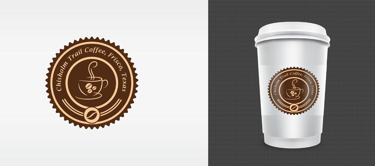 Logo-Design von Tadah Designer für Chisholm Trail Coffee  | Design #3141146