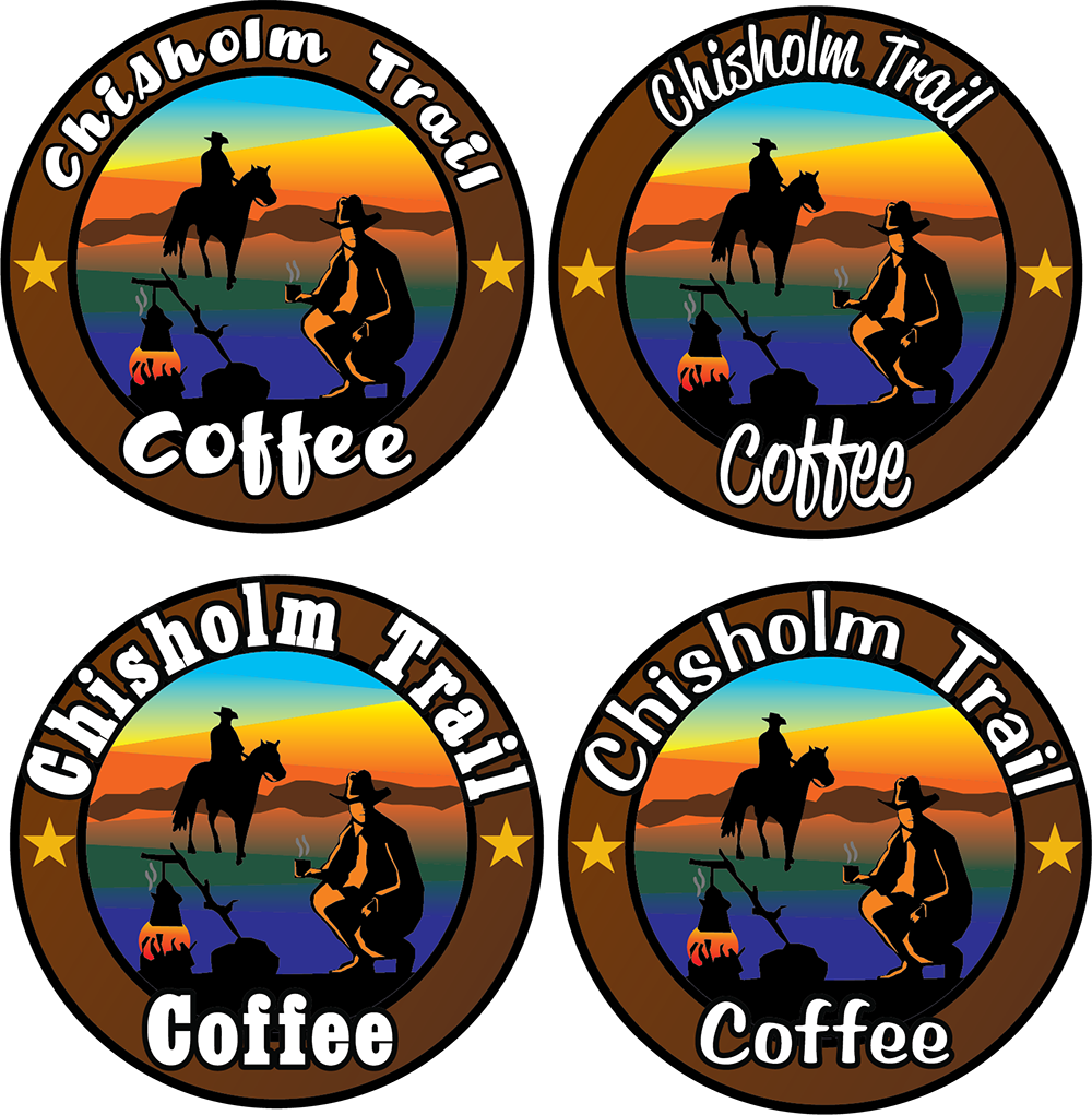 Logo Design by Matrixmermaid for Chisholm Trail Coffee  | Design #3294103