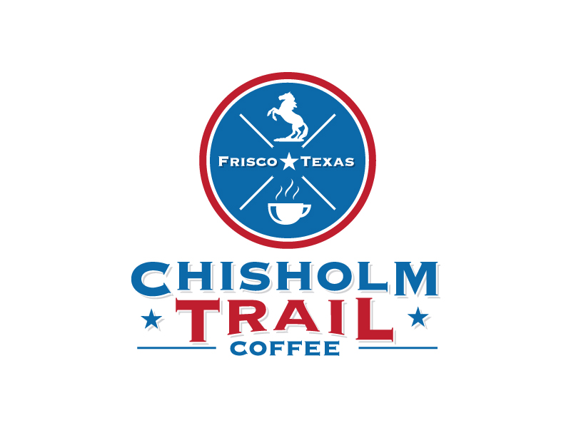 Logo Design by arsenix blank for Chisholm Trail Coffee  | Design #3308100