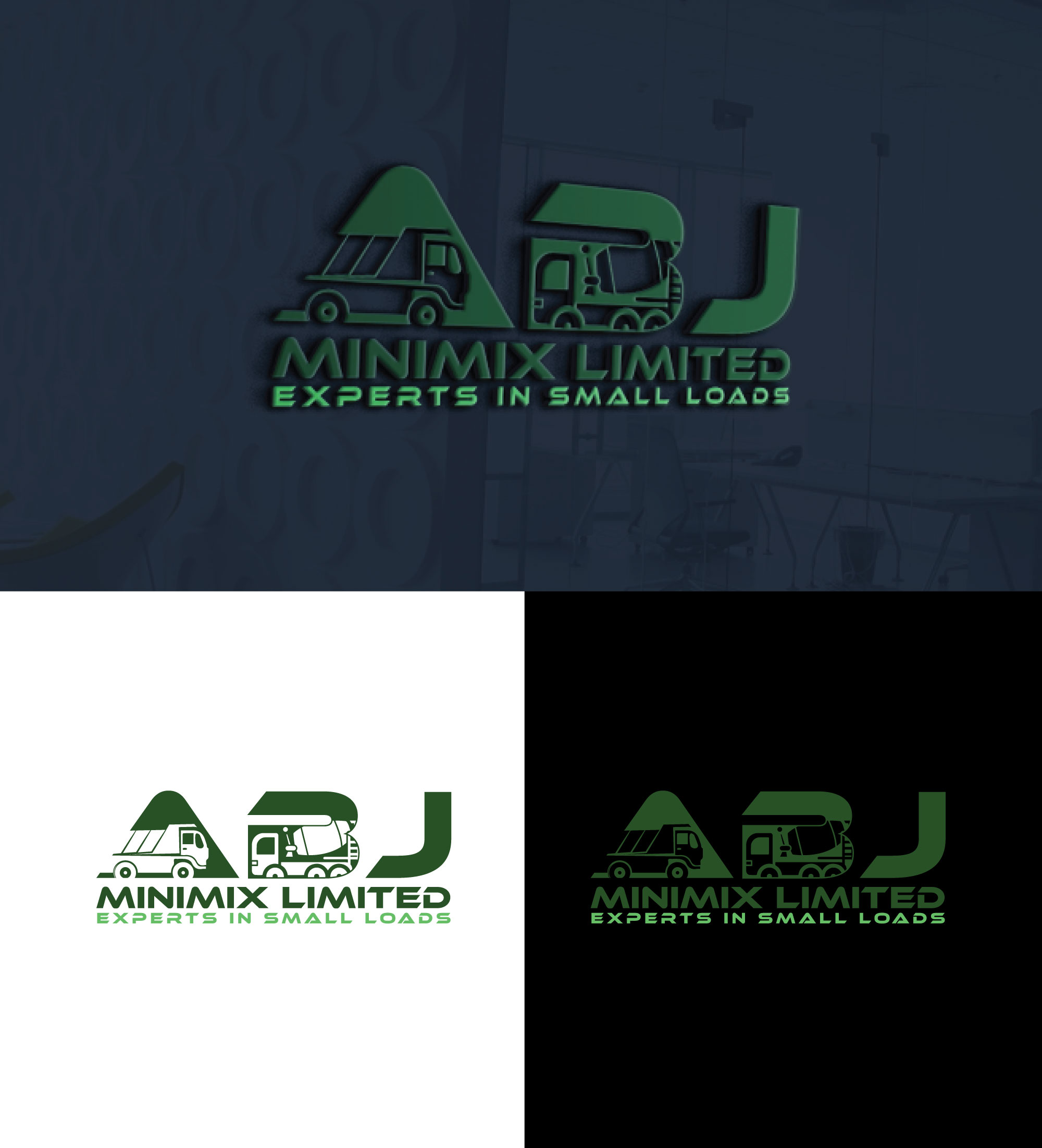 Logo Design by RRR Design for A B J Minimix Ltd | Design #28170509