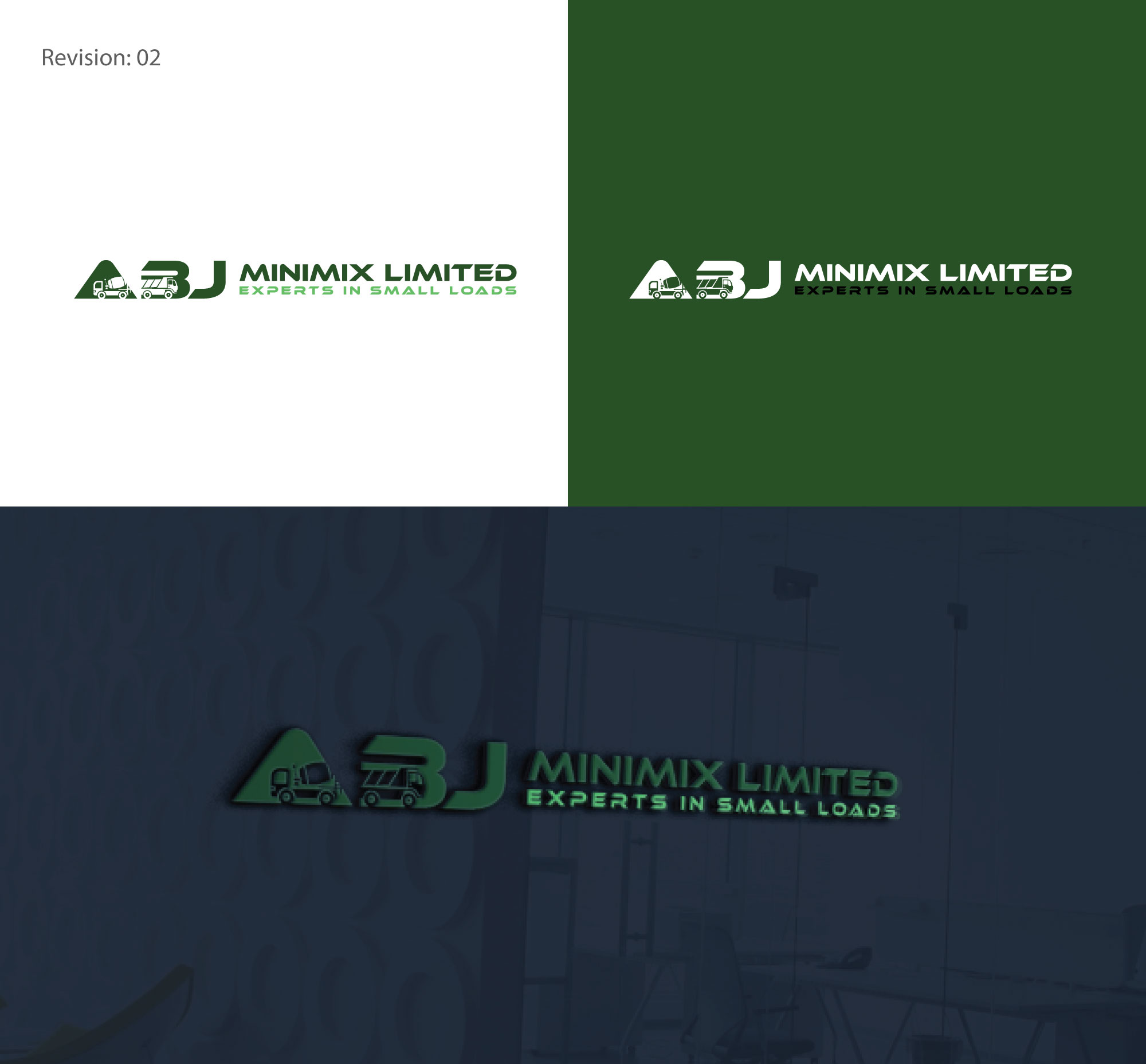 Logo Design by RRR Design for A B J Minimix Ltd | Design #28171661