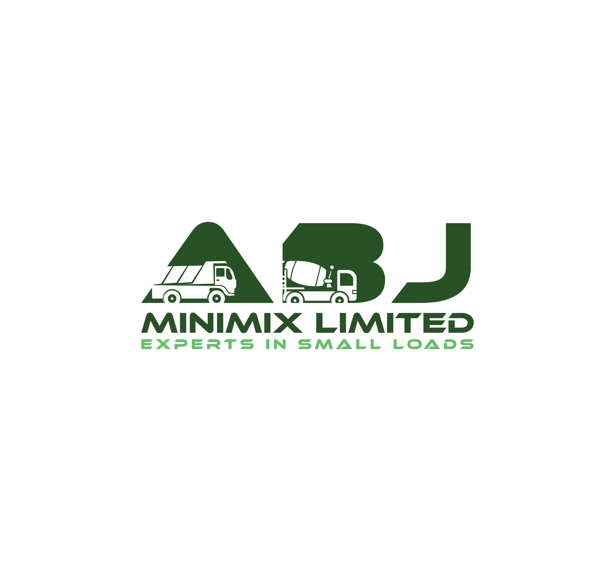 Logo Design by RRR Design for A B J Minimix Ltd | Design #28176299