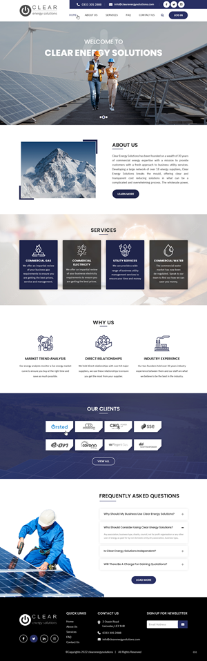 Web Design by pb for this project | Design #28476570