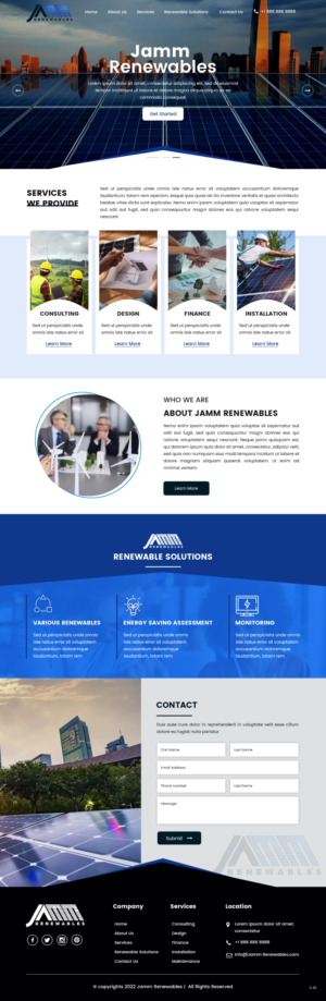 Web Design by pb for this project | Design: #28169397