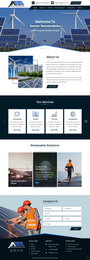 Web Design by pb for this project | Design: #28169414