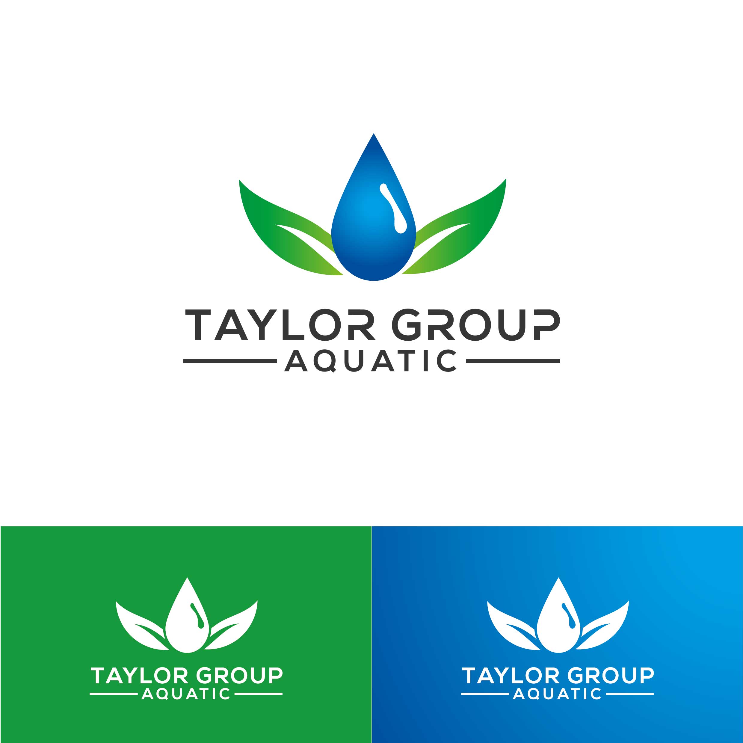 Logo Design by Anton for Taylor Group Aquatic LLC | Design #28176479