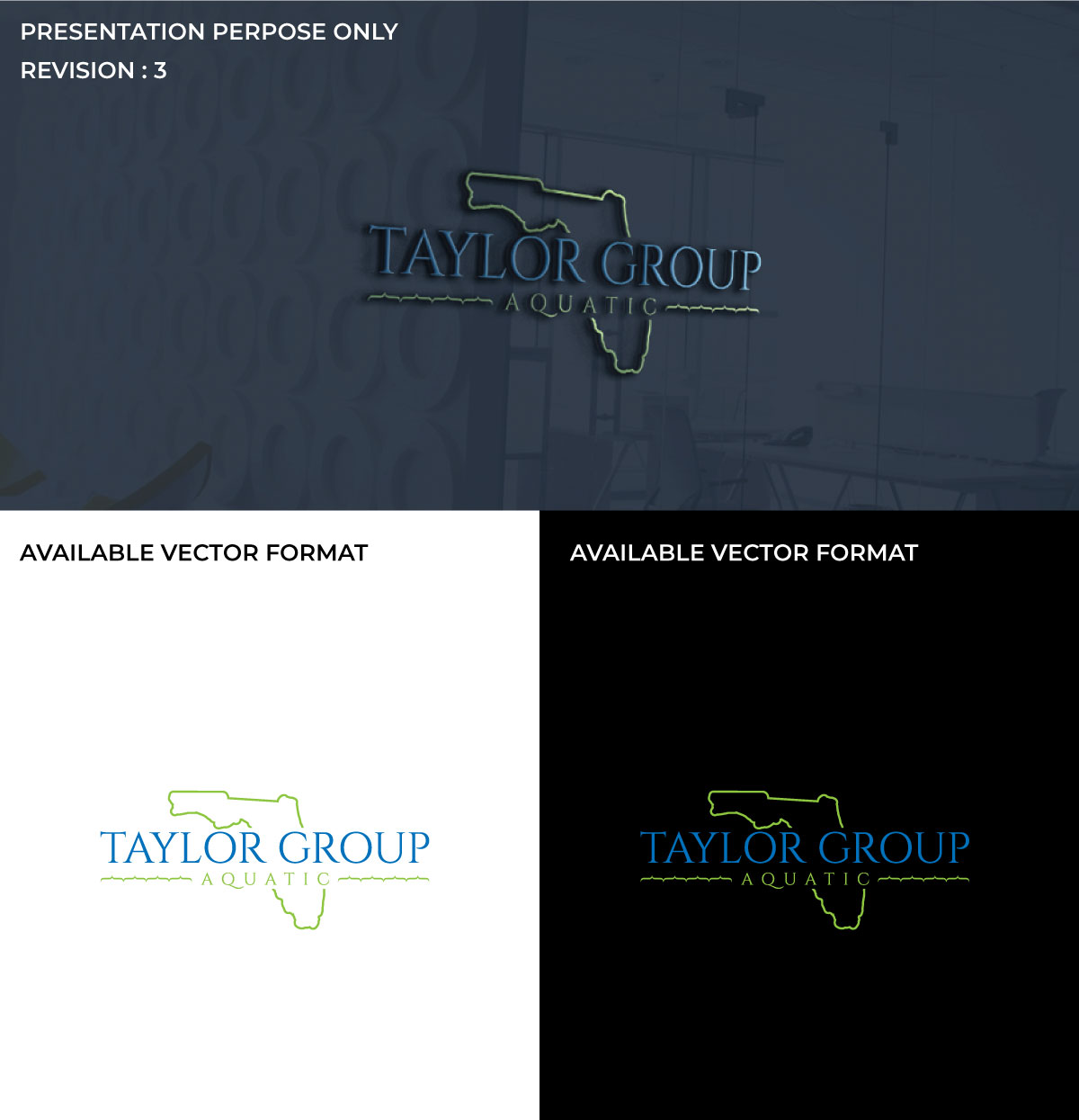 Diseño de Logo por RS_Design para Taylor Group Aquatic LLC | Diseño #28175374