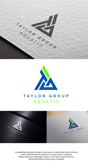 Logo Design by AnteMeridiem for Taylor Group Aquatic LLC | Design: #28174821