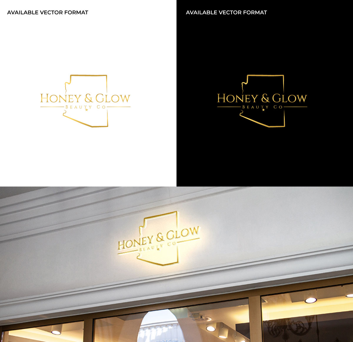 Design de Logo par RS_Design pour Honey & Glow Beauty Co. | Design #28168157