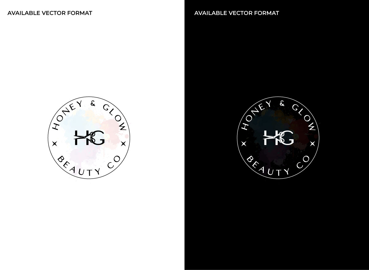 Logo Design by RS_Design for Honey & Glow Beauty Co. | Design #28169913