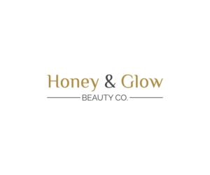 Logo Design by Danial07 for Honey & Glow Beauty Co. | Design: #28167603