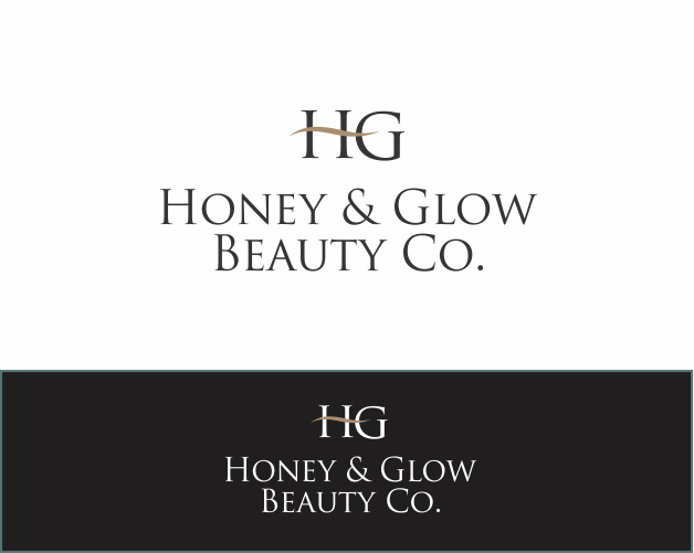 Logo Design by bagusrusz for Honey & Glow Beauty Co. | Design #28166500