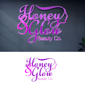 Logo-Design von Hanif Logo's für Honey & Glow Beauty Co. | Design #28165135