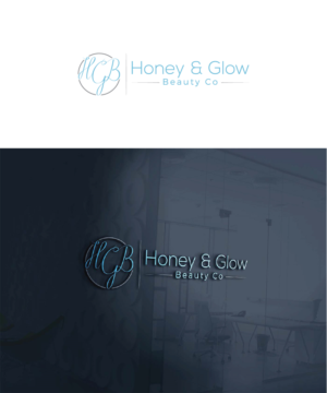 Logo Design by Deziners Zone for Honey & Glow Beauty Co. | Design: #28167335