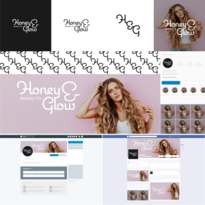 Logo-Design von Bastinian für Honey & Glow Beauty Co. | Design #28169368