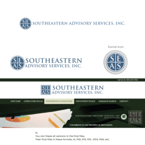 Design de Logo par MG.graphics pour Southeastern Advisory Services | Design : #28165094