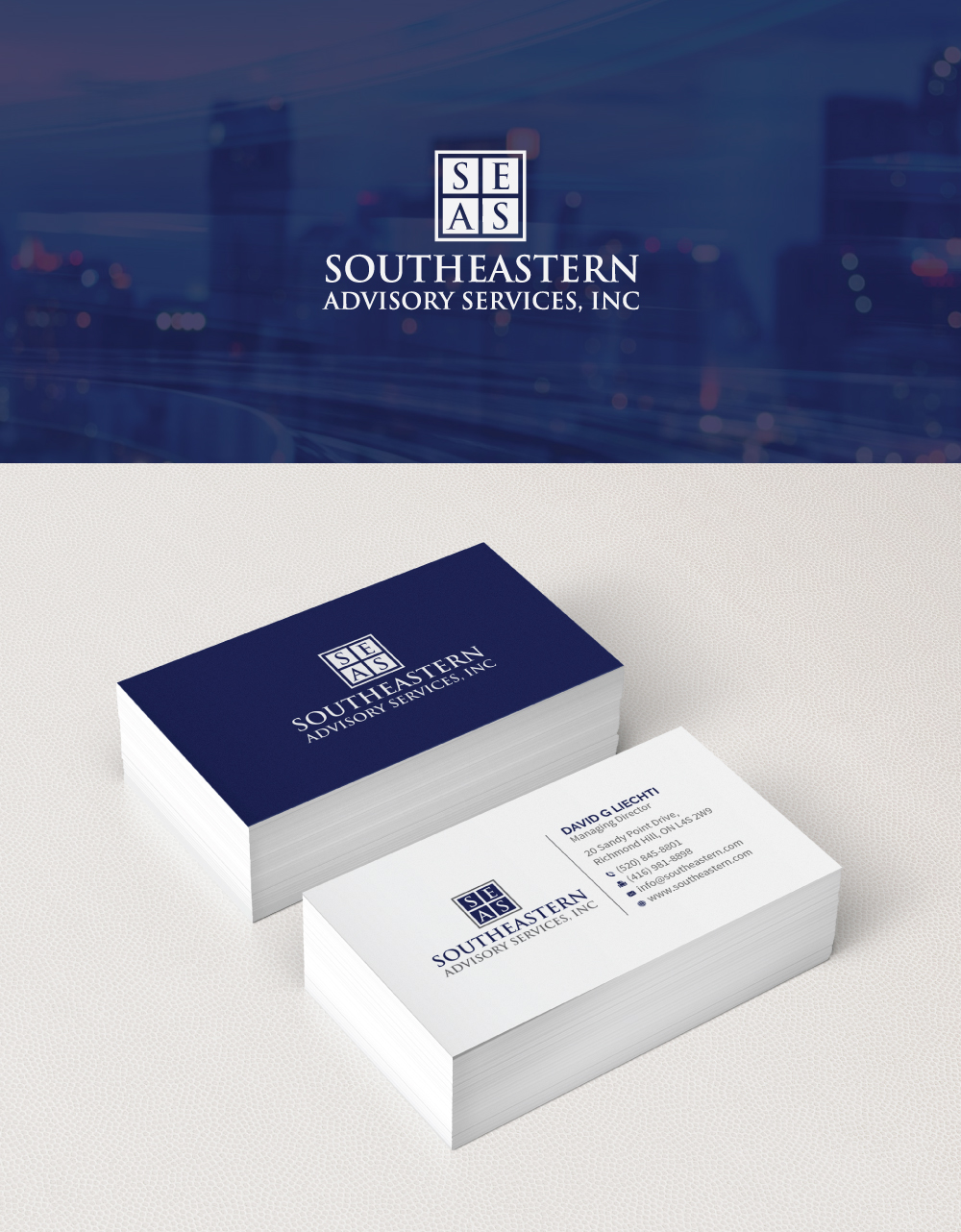 Logo Design by R.design for Southeastern Advisory Services | Design #28169021