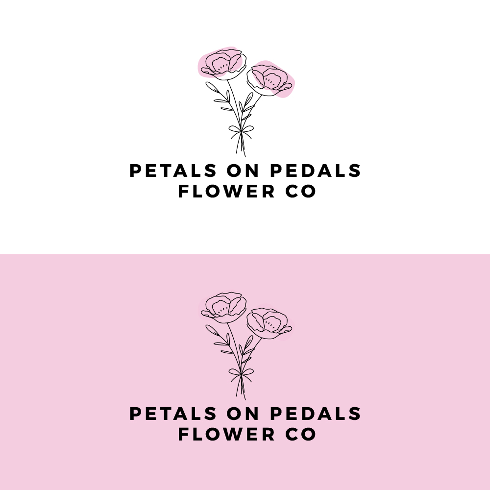 Logo Design by Sujit Banerjee for Petals on Pedals Flower Co | Design #28168535