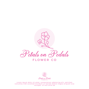 Petals on Pedals Flower Co | Logo-Design von creative.bugs