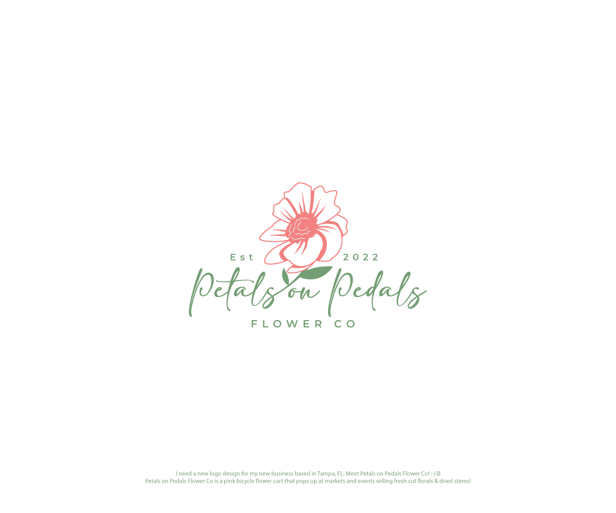 Diseño de Logo por ecorokerz para Petals on Pedals Flower Co | Diseño #28171967