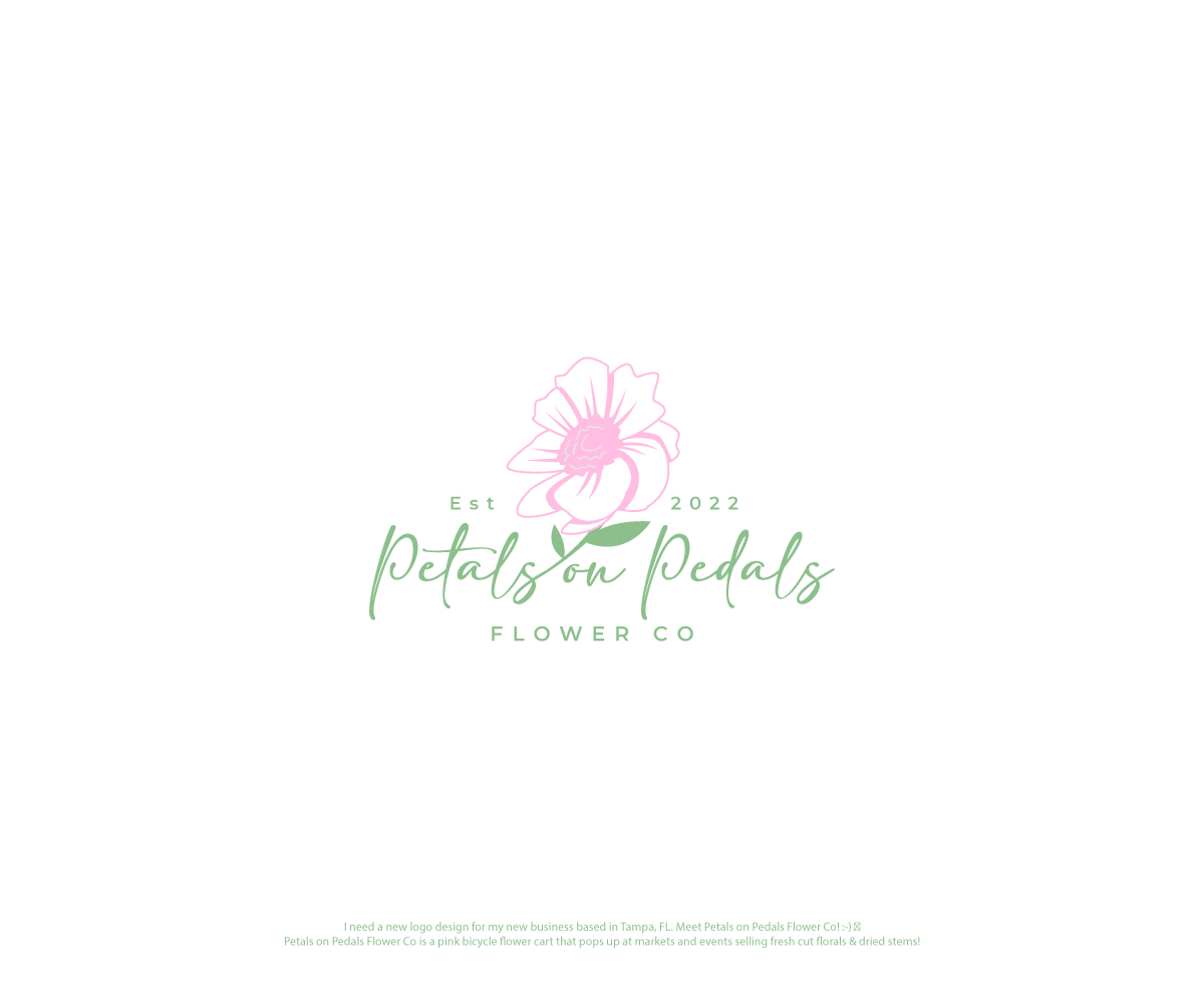 Diseño de Logo por ecorokerz para Petals on Pedals Flower Co | Diseño #28171968