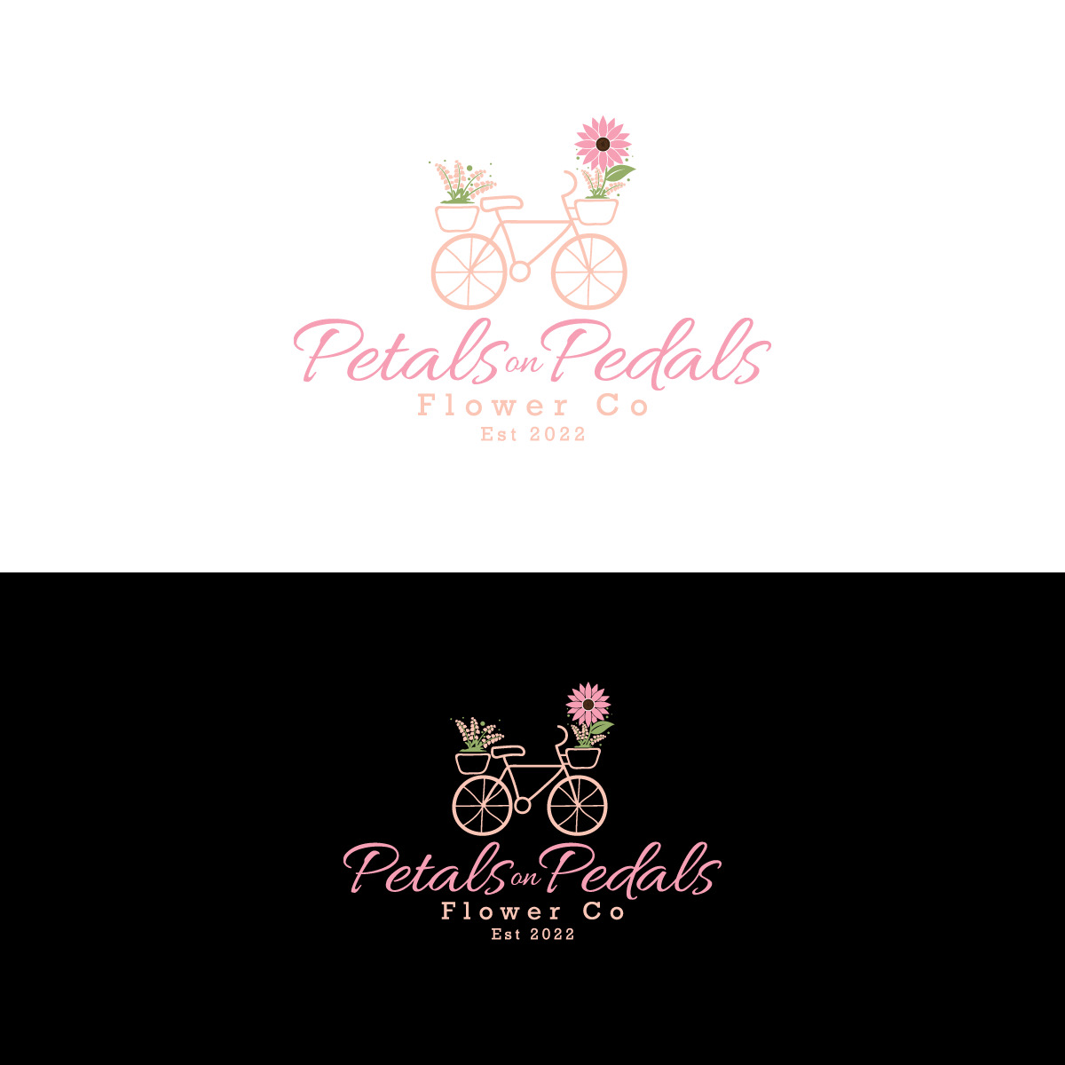 Logo Design by brand maker for Petals on Pedals Flower Co | Design #28170726