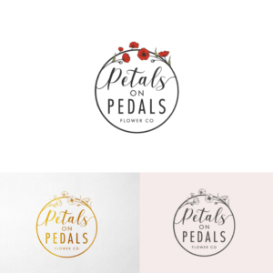 Logo Design by Amethystica for Petals on Pedals Flower Co | Design: #28174781