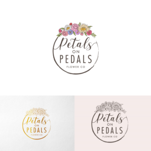 Diseño de Logo por Amethystica para Petals on Pedals Flower Co | Diseño: #28175176