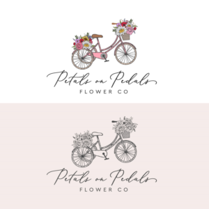 Diseño de Logo por Amethystica para Petals on Pedals Flower Co | Diseño: #28176606