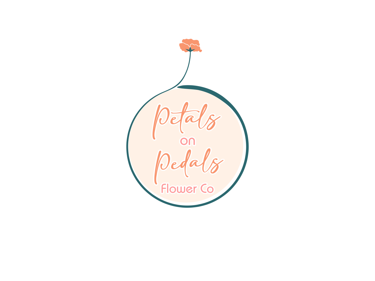 Logo Design by BNdesigner for Petals on Pedals Flower Co | Design #28172830