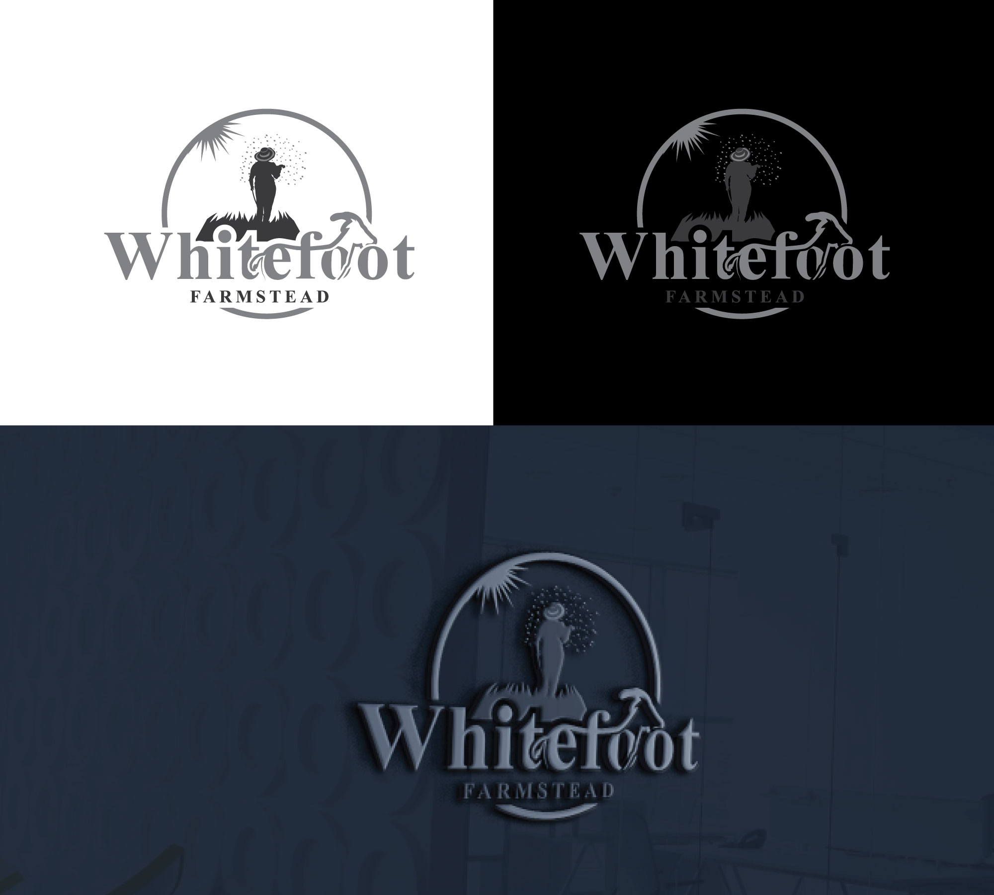 Logo Design by RRR Design for Whitefoot Farmstead, LLC | Design #28175961