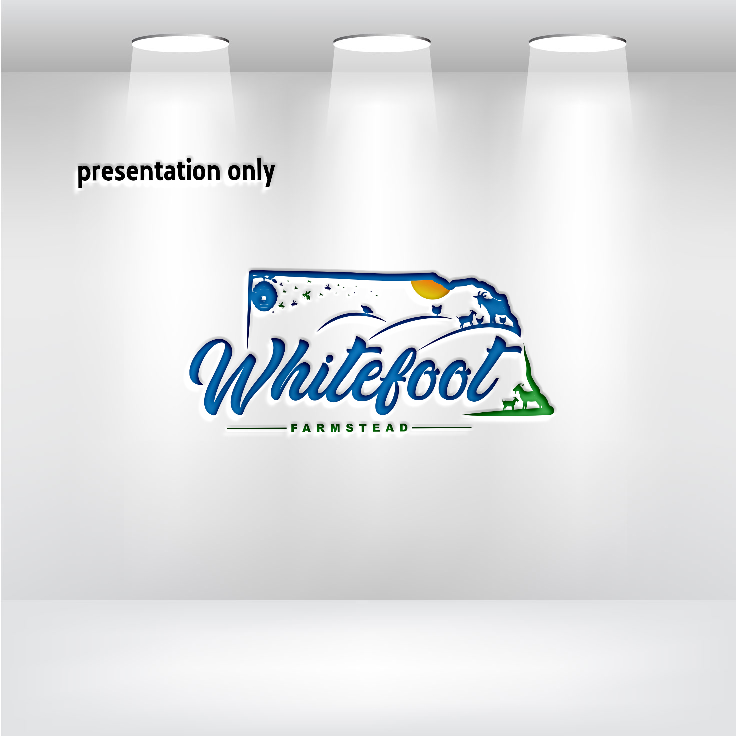 Logo Design by RS_Design for Whitefoot Farmstead, LLC | Design #28170172
