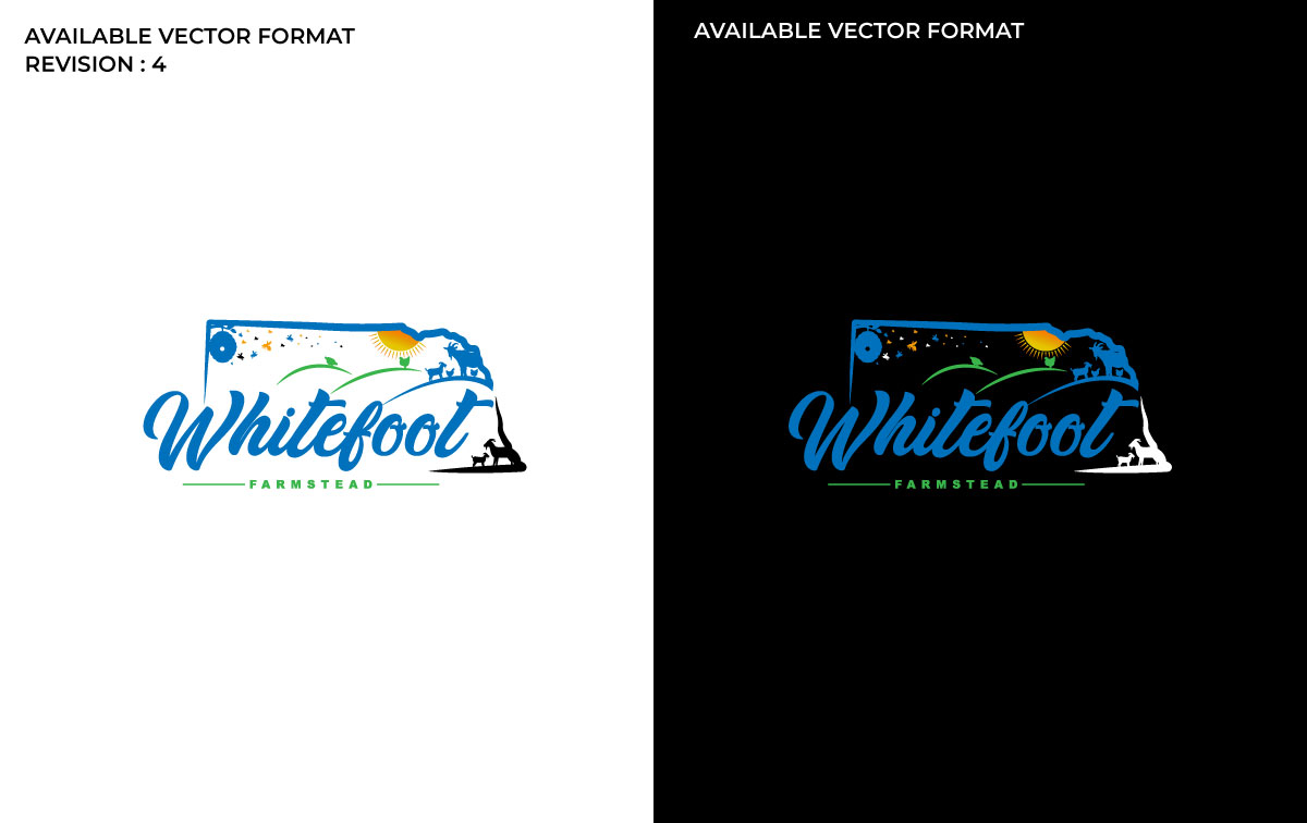 Logo Design by RS_Design for Whitefoot Farmstead, LLC | Design #28170328