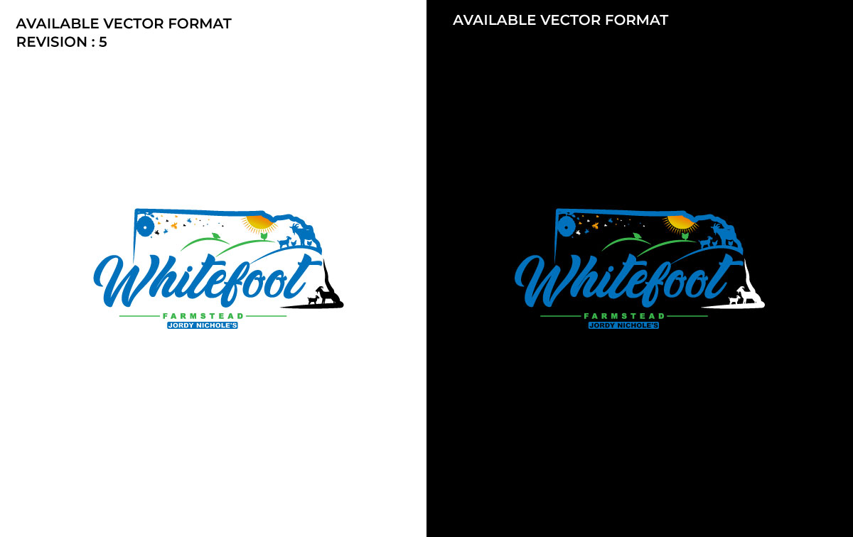 Logo Design by RS_Design for Whitefoot Farmstead, LLC | Design #28175896