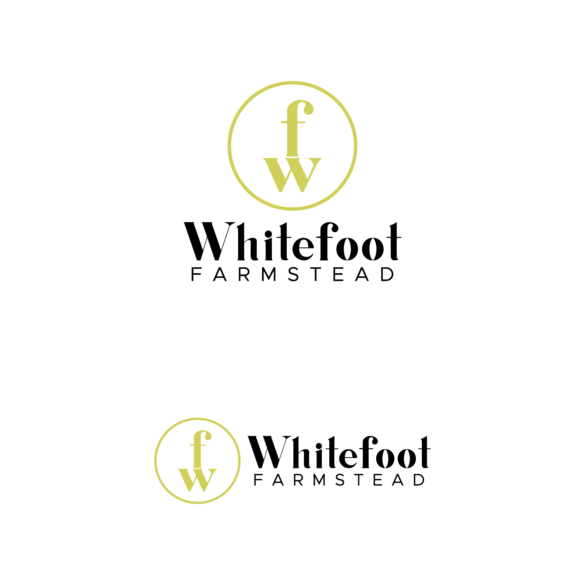 Logo Design by Zak deZign for Whitefoot Farmstead, LLC | Design #28165251