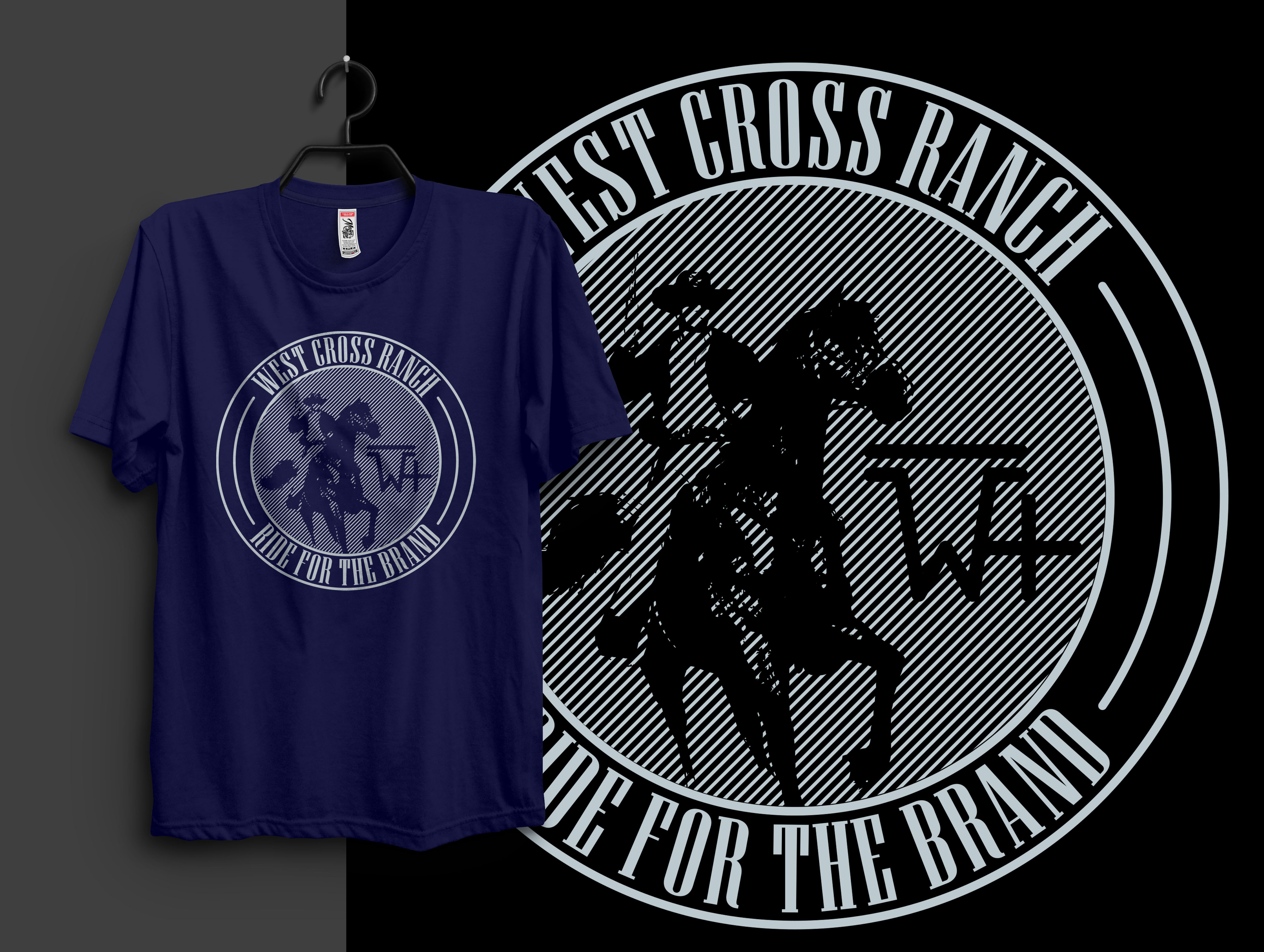 T-Shirt-Design von Sumaya932 für West Cross Ranch | Design #28176731