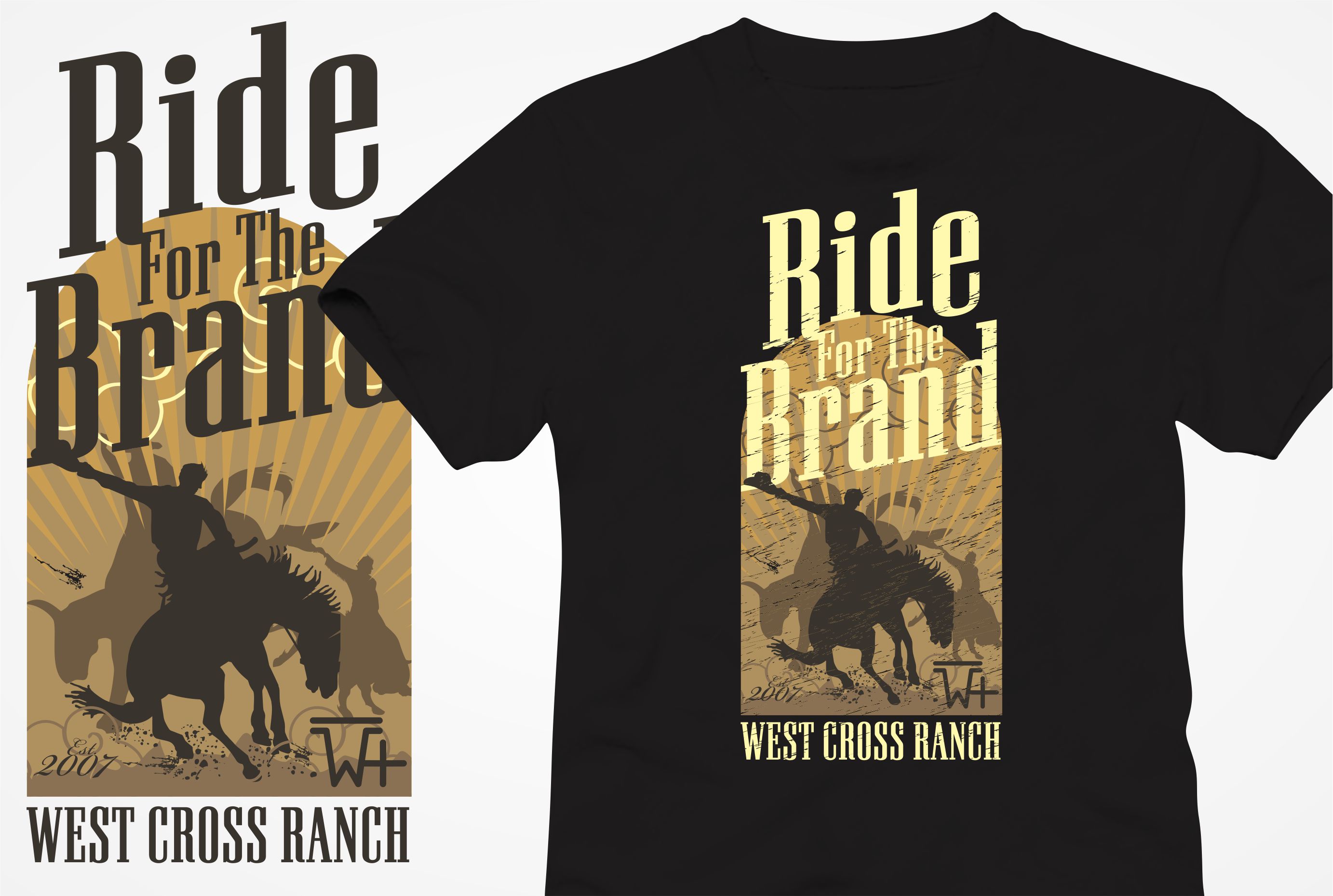 Design de T-shirt par CleoC pour West Cross Ranch | Design #28215095