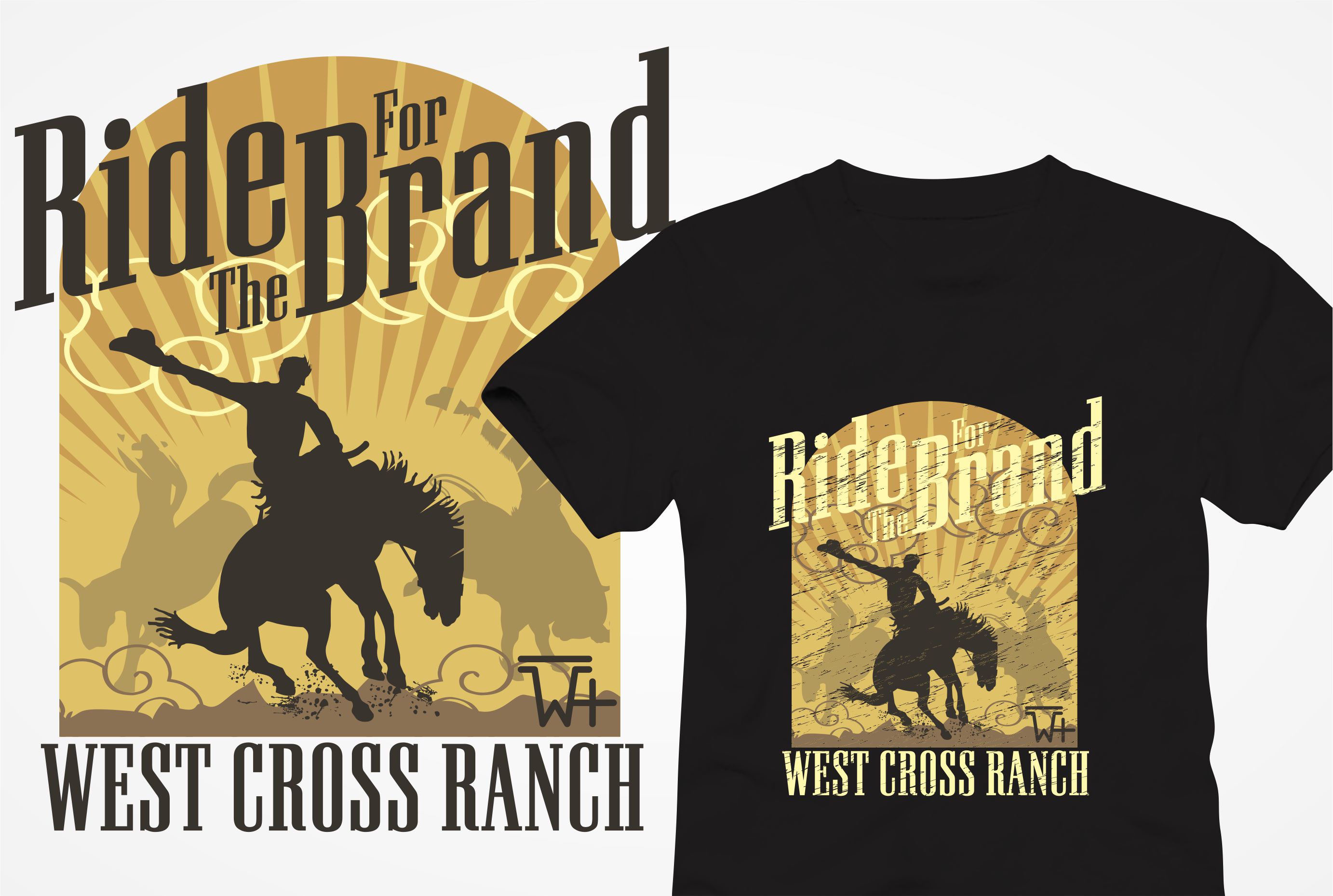T-shirt Design by CleoC for West Cross Ranch | Design #28215654