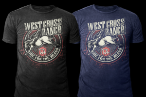 T-shirt Design by APHOTIC APPAREL for West Cross Ranch | Design: #28224714