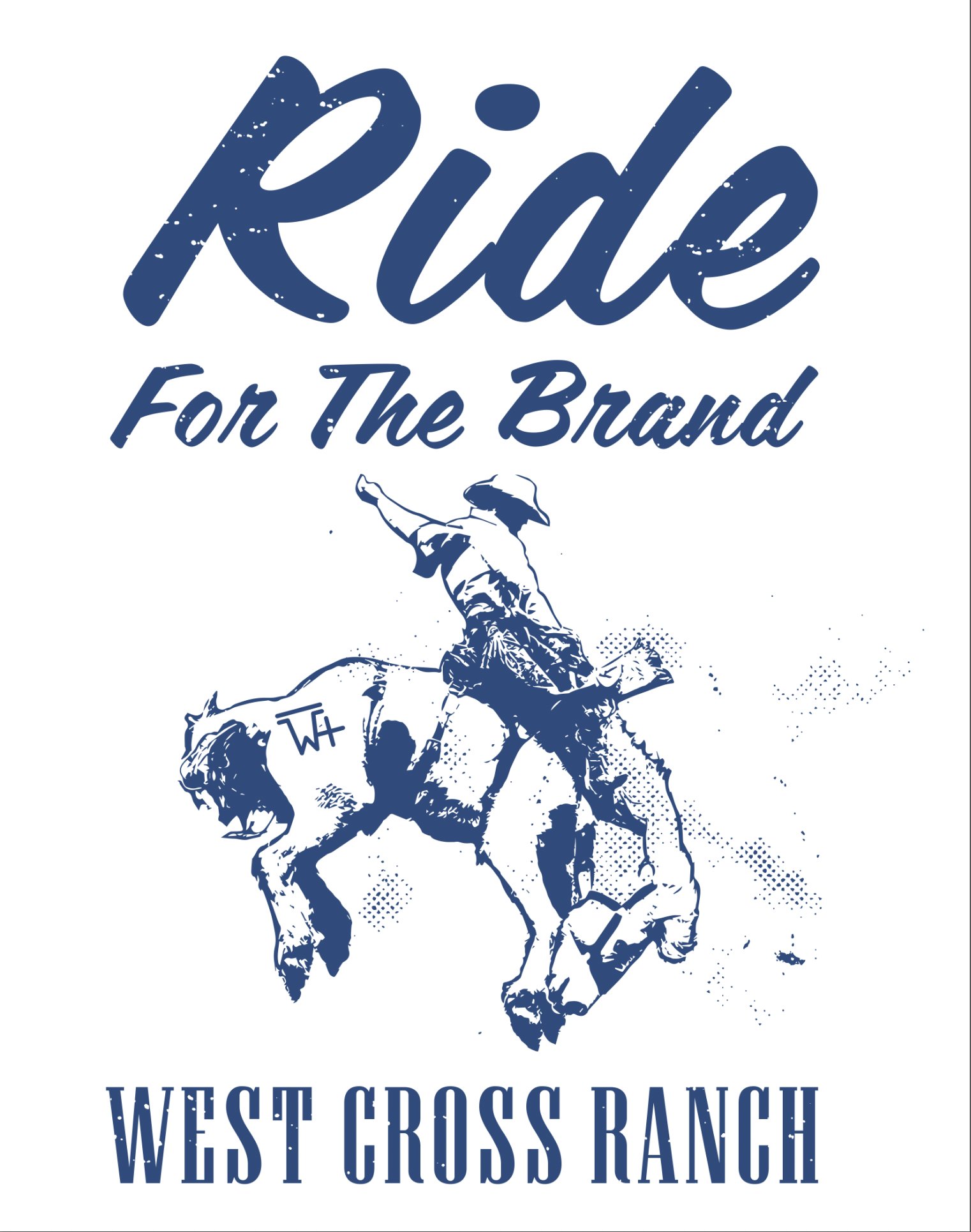 T-shirt Design by jamesmccue1 for West Cross Ranch | Design #28181720