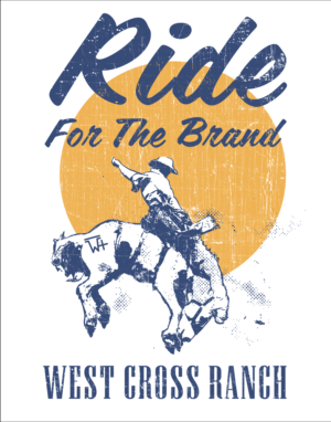 Diseño de Camiseta por jamesmccue1 para West Cross Ranch | Diseño #28195128