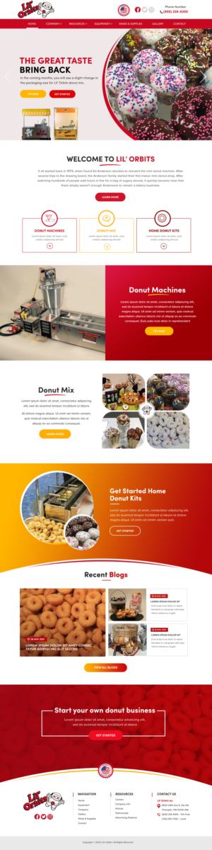 Lil' Orbits Website Design and this is filler text to fill the field so it looks 