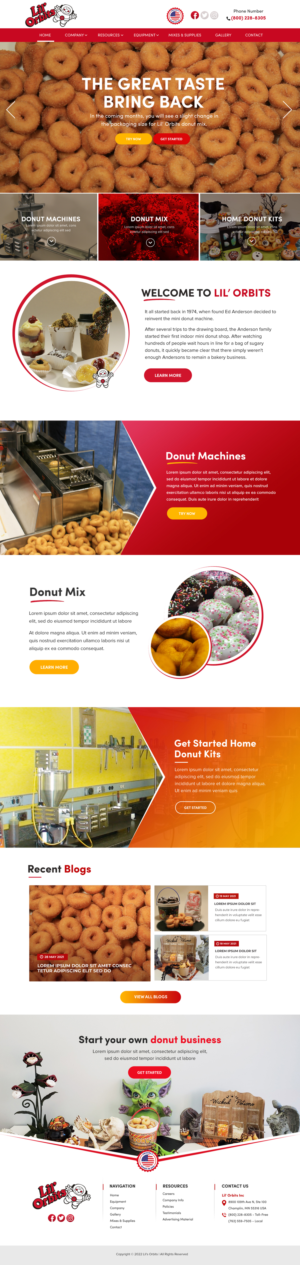 Web Design by Blue Sparrow for WebDuck Designs | Design: #28182591