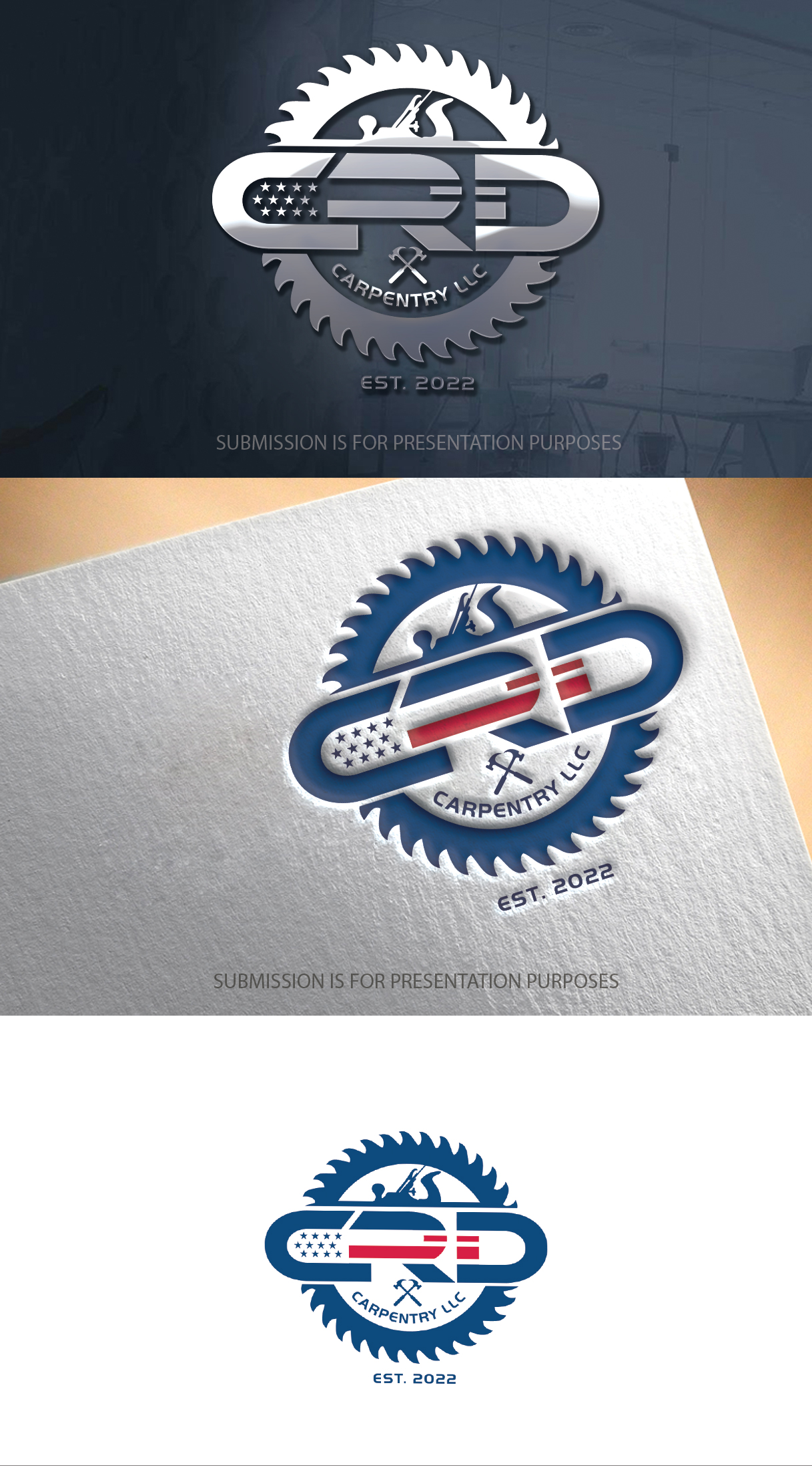 Design de Logo par graphicevolution pour CRD Carpentry LLC | Design : #28179691