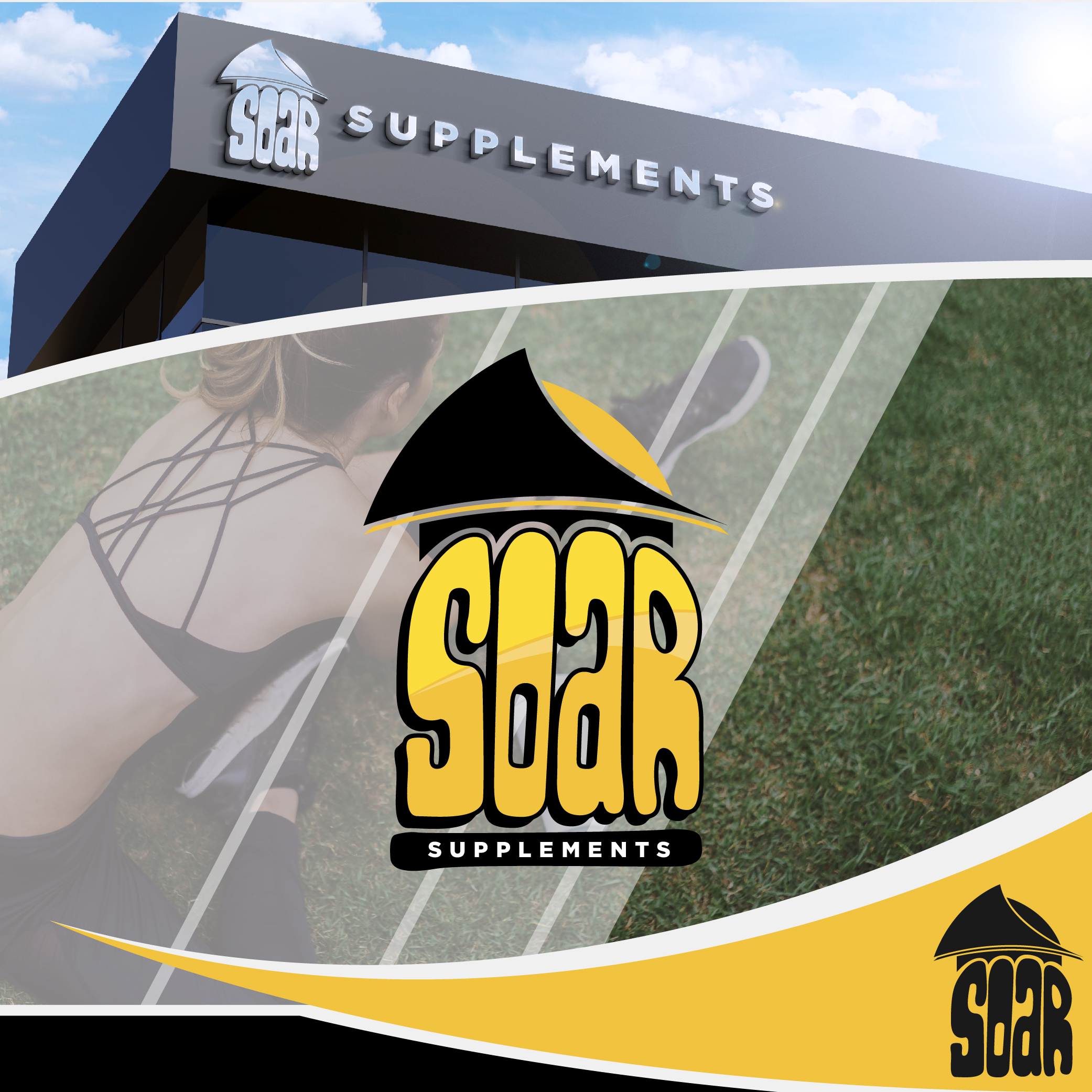 Logo-Design von Martel Weweje für Soar Supplements | Design #28178240
