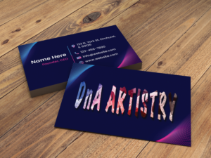 Diseño de Tarjeta de Presentación por Hashim Creetto para DnA Artistry  | Diseño: #28174333